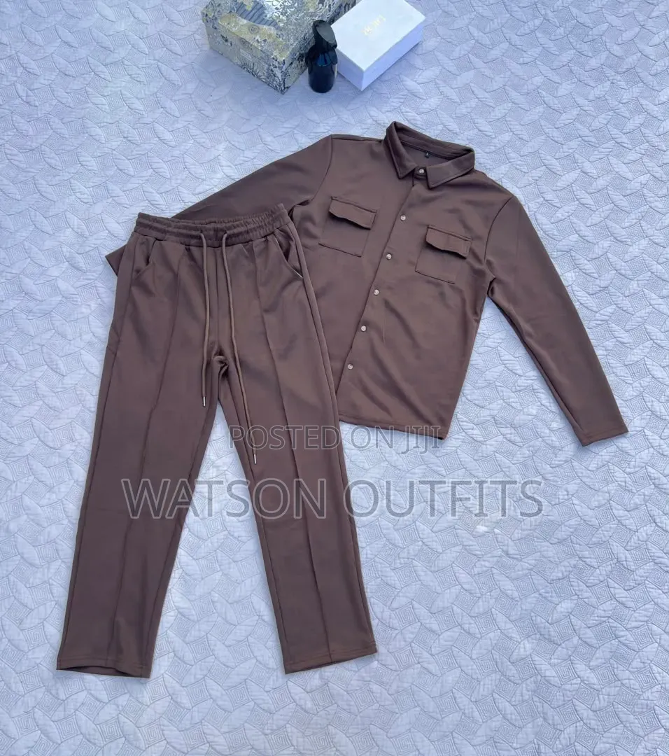 Men's New and Original Fulls Wear Long Sleeved Shirts and Trousers