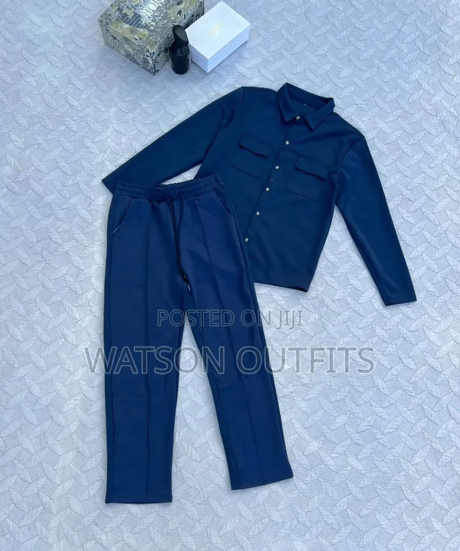 Men's New and Original Fulls Wear Long Sleeved Shirts and Trousers