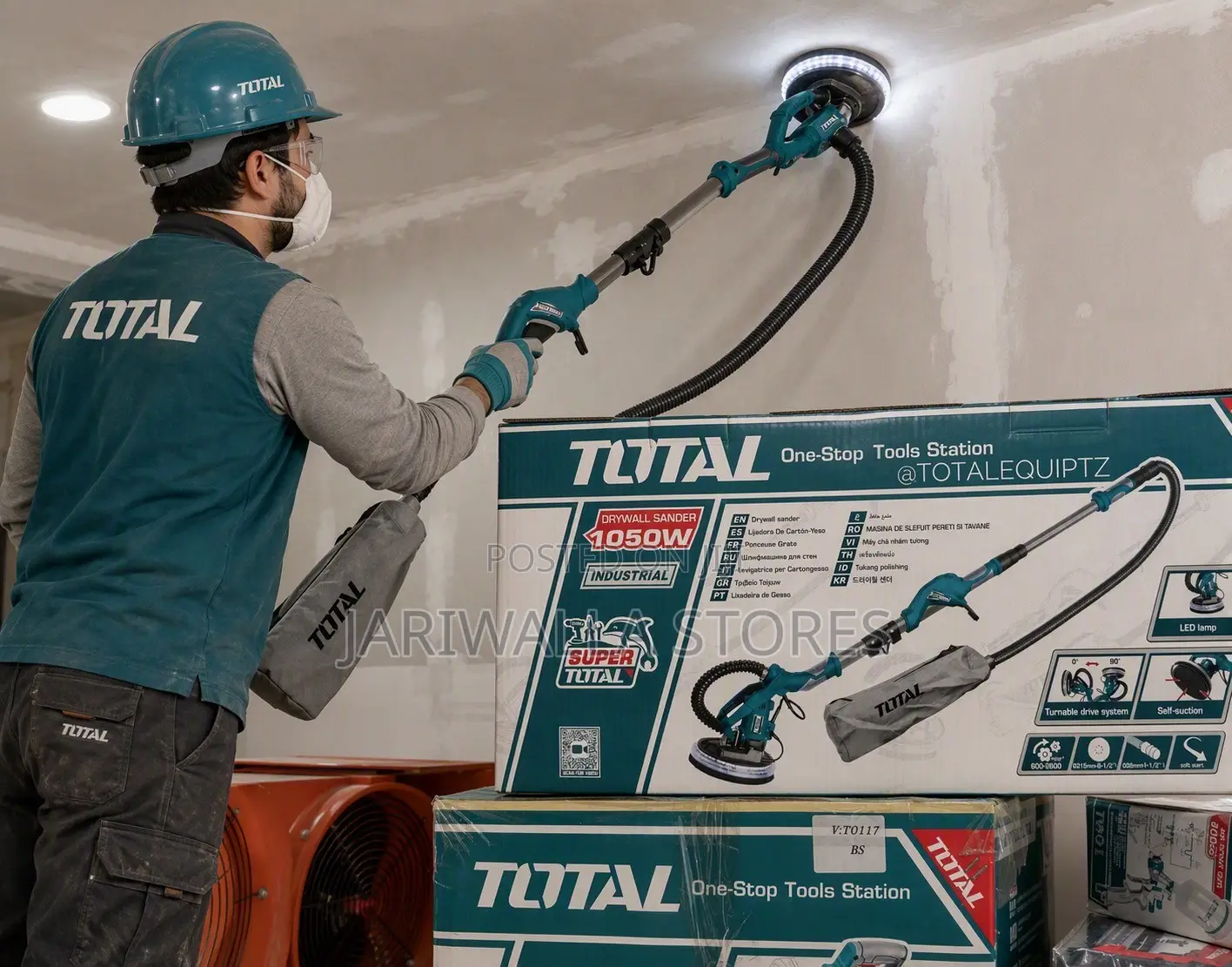 TOTAL Drywall Sander 1050W