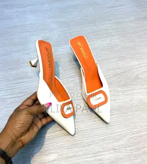 Vivian Pointed Toe Mules Heel (Choki )