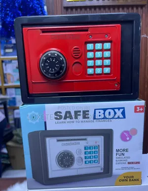 Kids Electronic Toy Safe Box – Mini ATM Piggy Bank With Auto Cash Slot