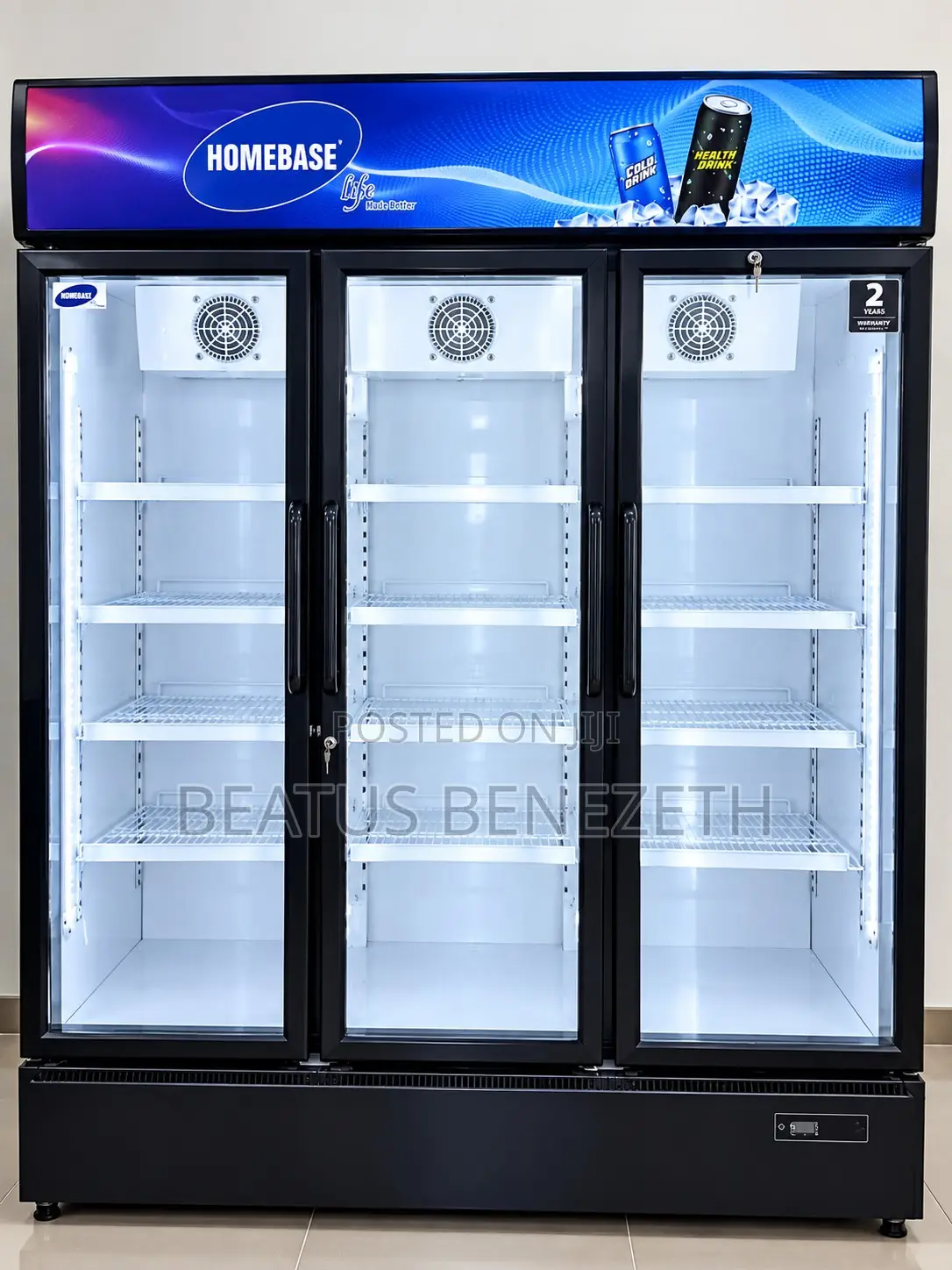 Homebase Showcase Fridge 960 Liters [Hb-960]