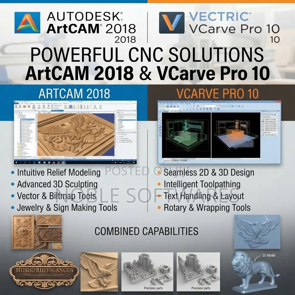 2 CNC Router CAM Softwares ( Installation )