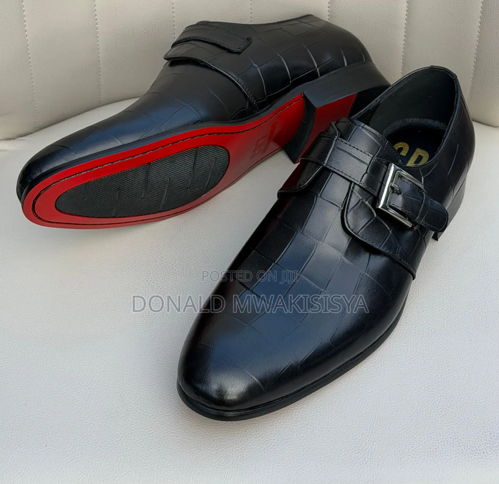 Cr7 Single Monk Strap - Official Crocodile Design
