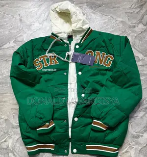 Strong Bomber Jacket With Hood - Men