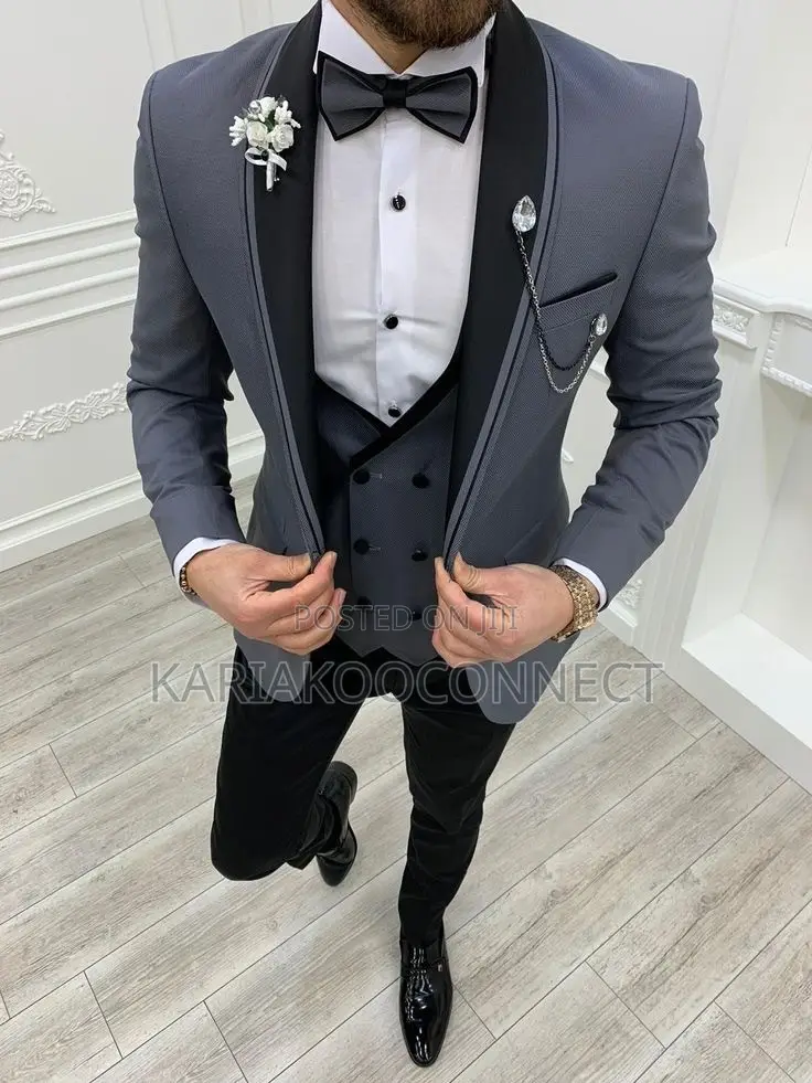 Black Smart Three-Piece Suit