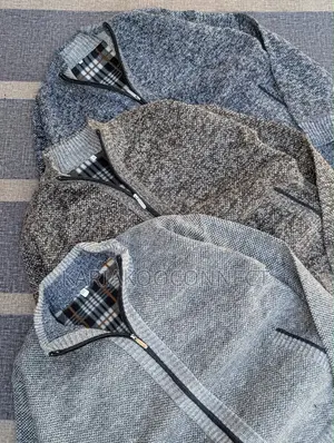 Zip-Up Knit Bomber Cardigan Jacket