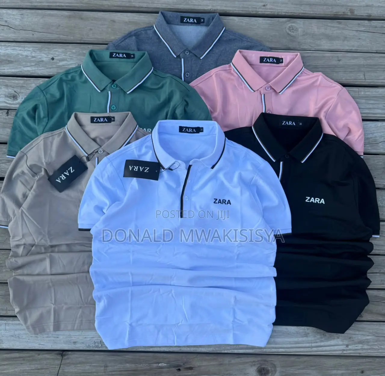 Zara Polo T-Shirts - Premium Cotton