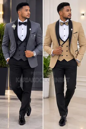 Black Smart Three-Piece Suit