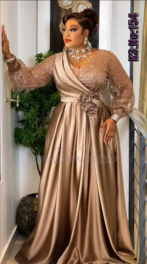 Turkey Luxury Satin Party Gown - No:154