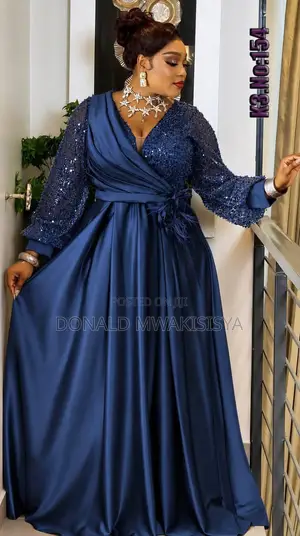 Turkey Luxury Satin Party Gown - No:154