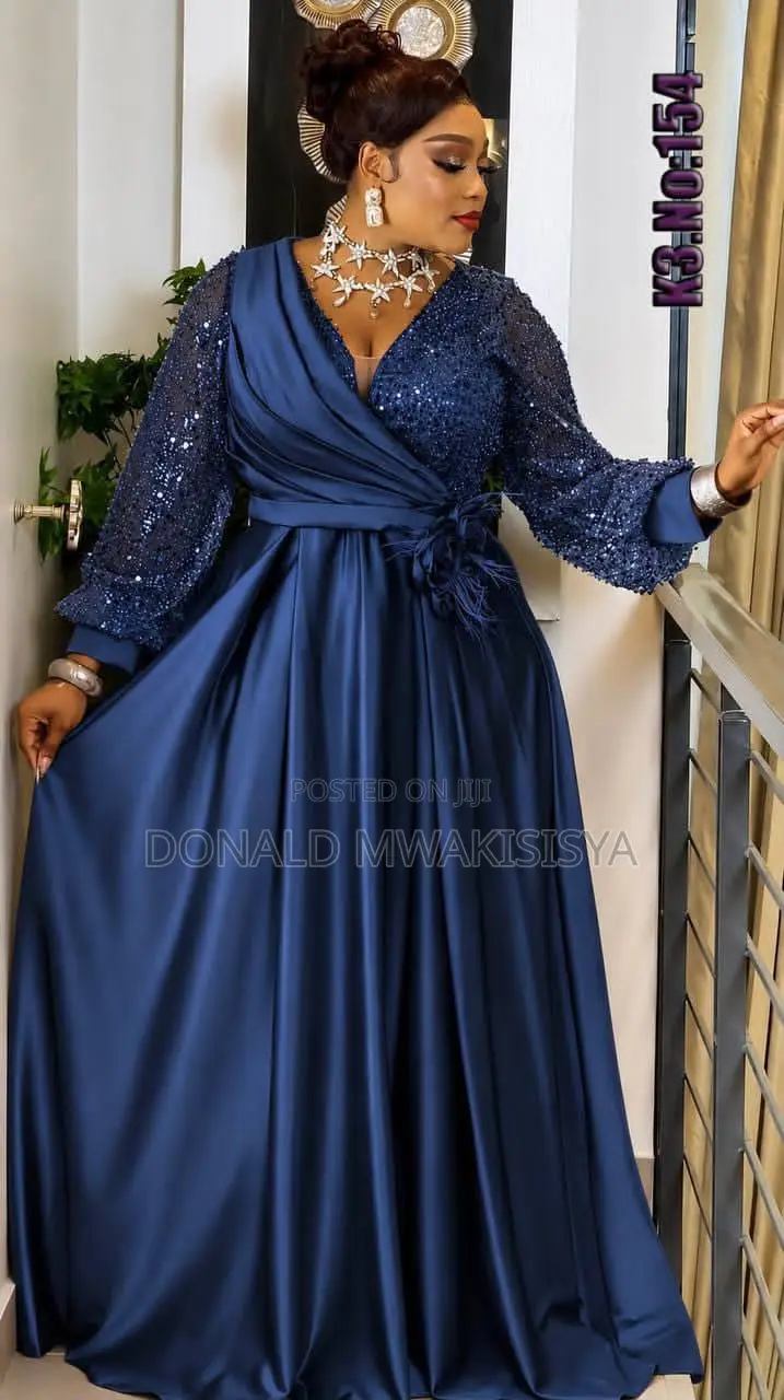 Turkey Luxury Satin Party Gown - No:154