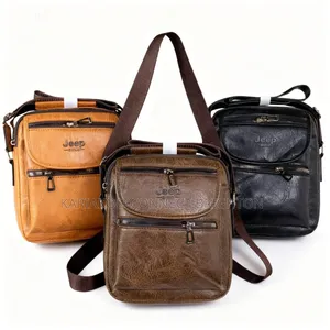 Leather Crossbody Messenger Bag