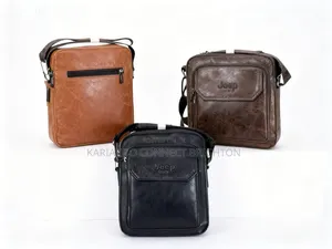 Leather Crossbody Messenger Bag