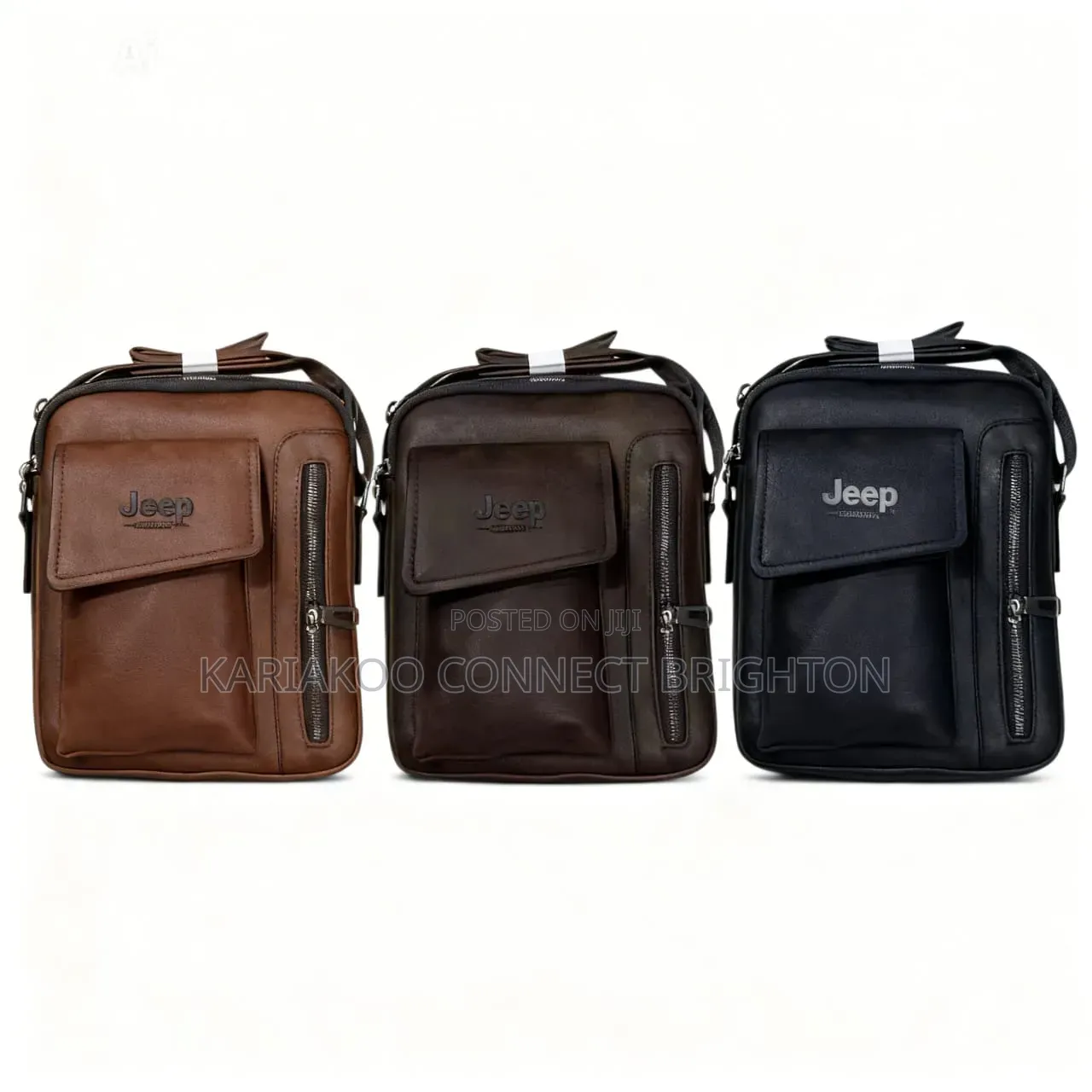 Leather Crossbody Messenger Bag