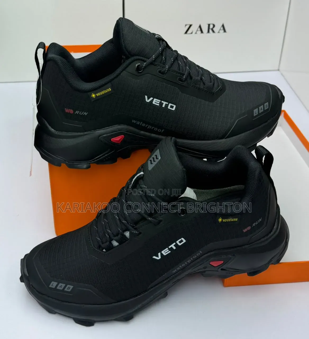 Charcoal Grey Waterproof Sneakers