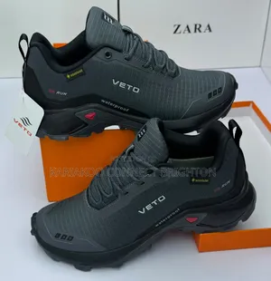 Charcoal Grey Waterproof Sneakers