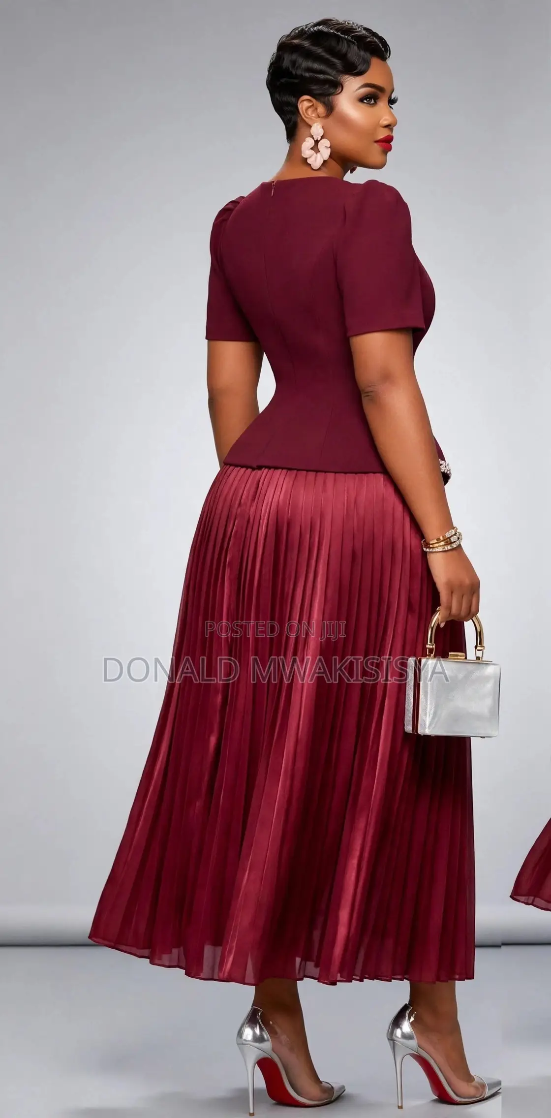 Turkey Executive Pleated Dress - Classy Office Look