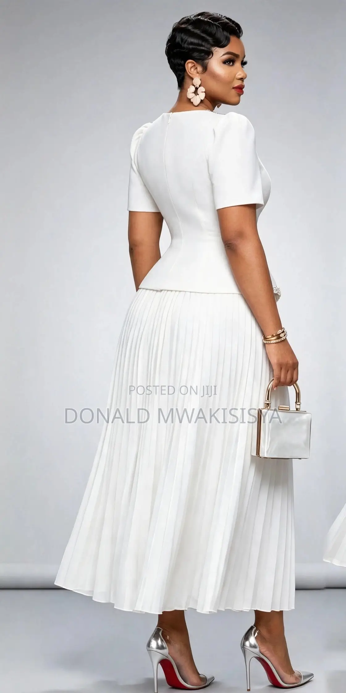 Turkey Executive Pleated Dress - Classy Office Look
