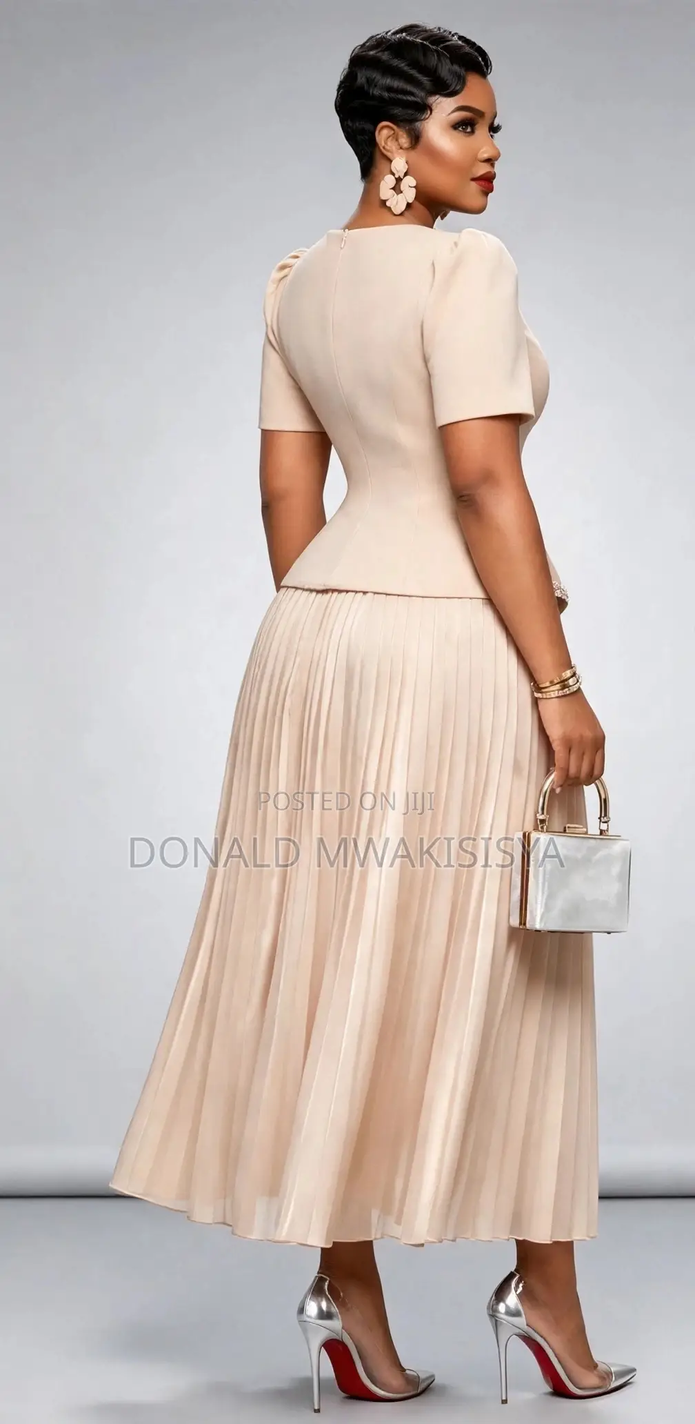 Turkey Executive Pleated Dress - Classy Office Look