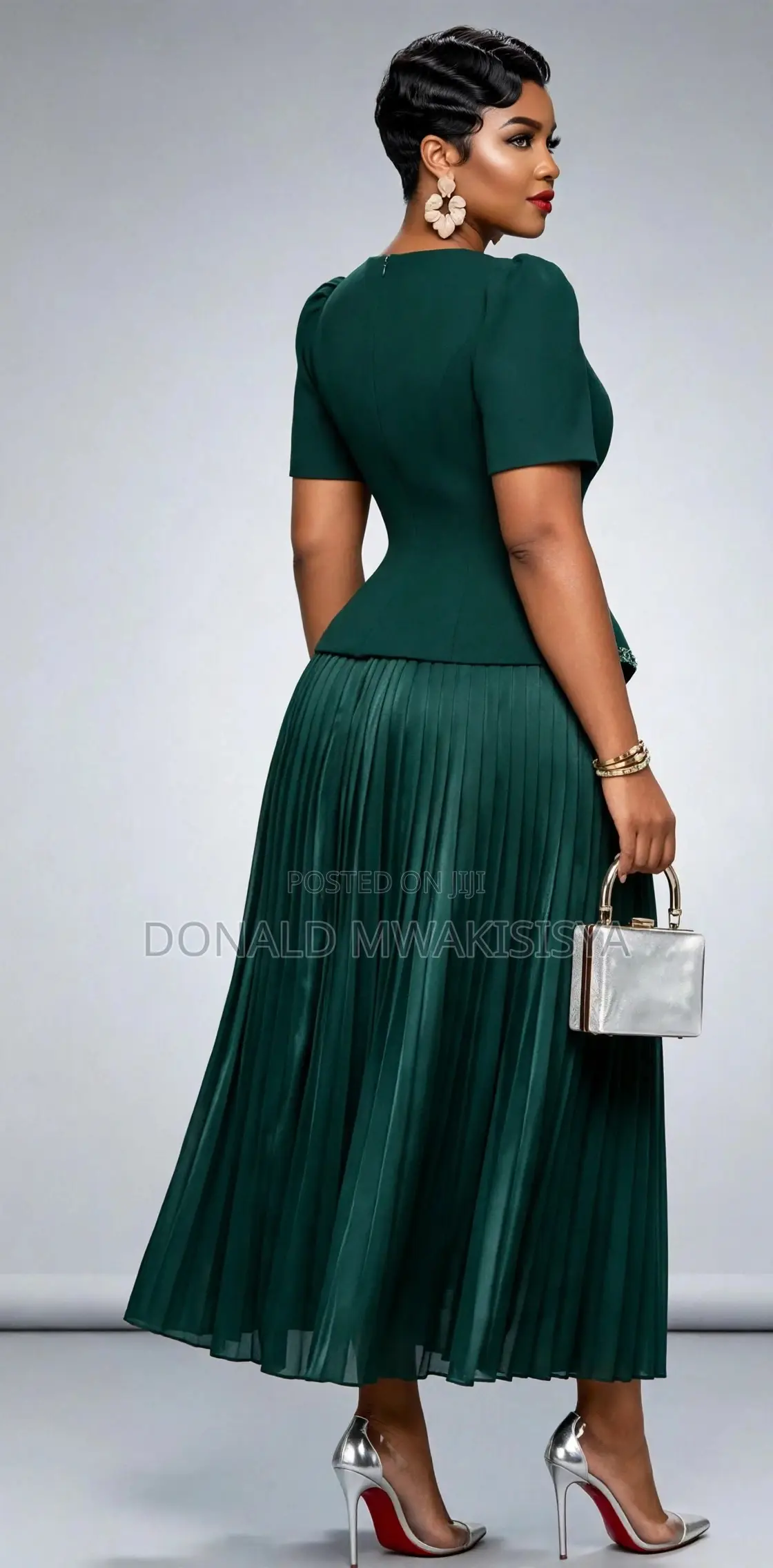 Turkey Executive Pleated Dress - Classy Office Look