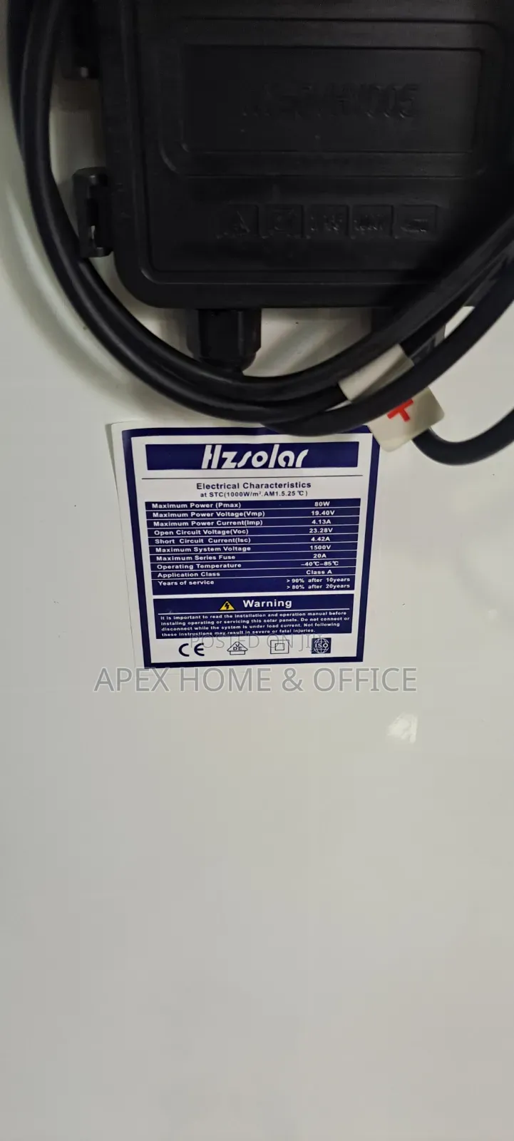 Hz Solar Panels 80watts