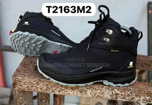 Black Waterproof Hiking Boots