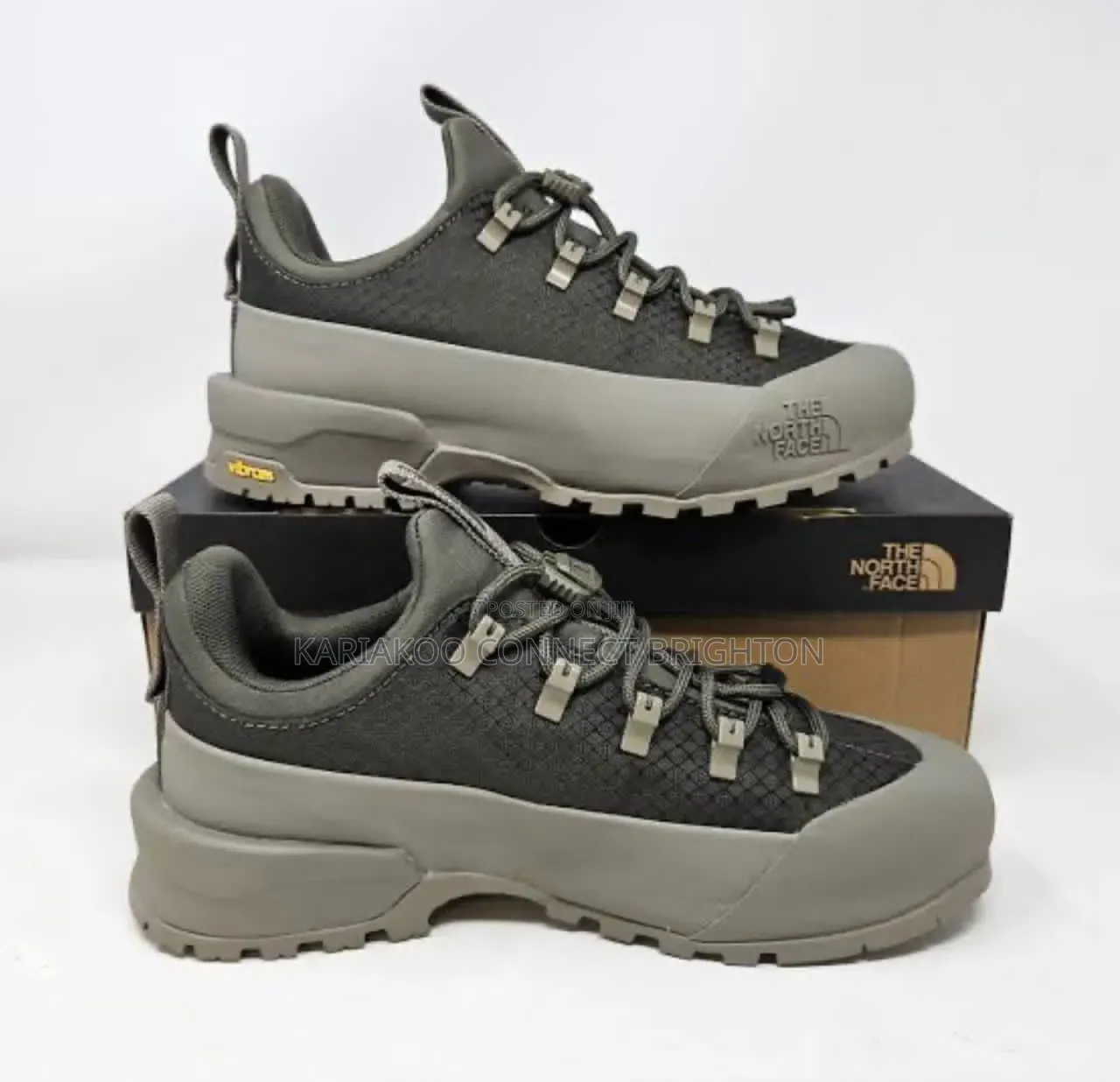 Black Vibram Hiking Sneakers