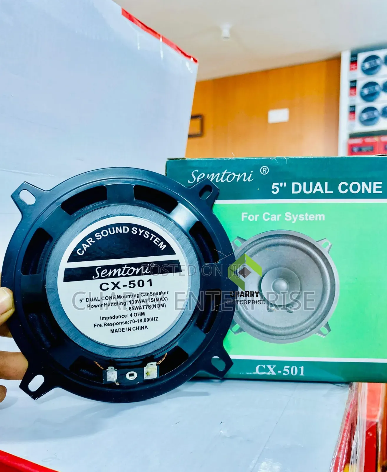 Semtoni Car Sound System
5” Dual Cone 130W Mounting Car Speaker CX 501