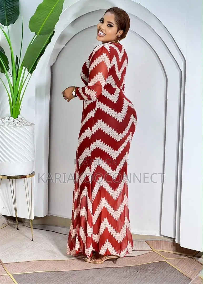 Zigzag Chevron Maxi Dress