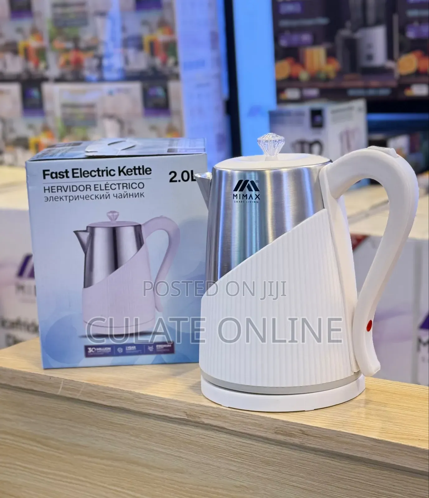 2ltrs Mimax Electric Water Kettle (Mx-616j)