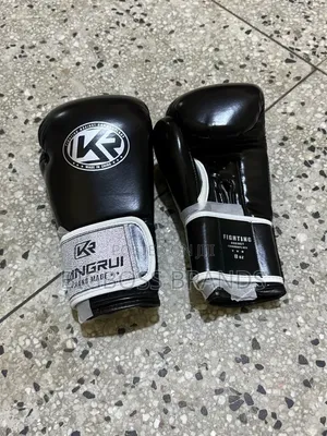 Kangrui 12oz Hand Made Red Boxing Gloves