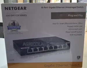 NetGear 300 Series GS308 8-Port Gigabit Ethernet Switch
