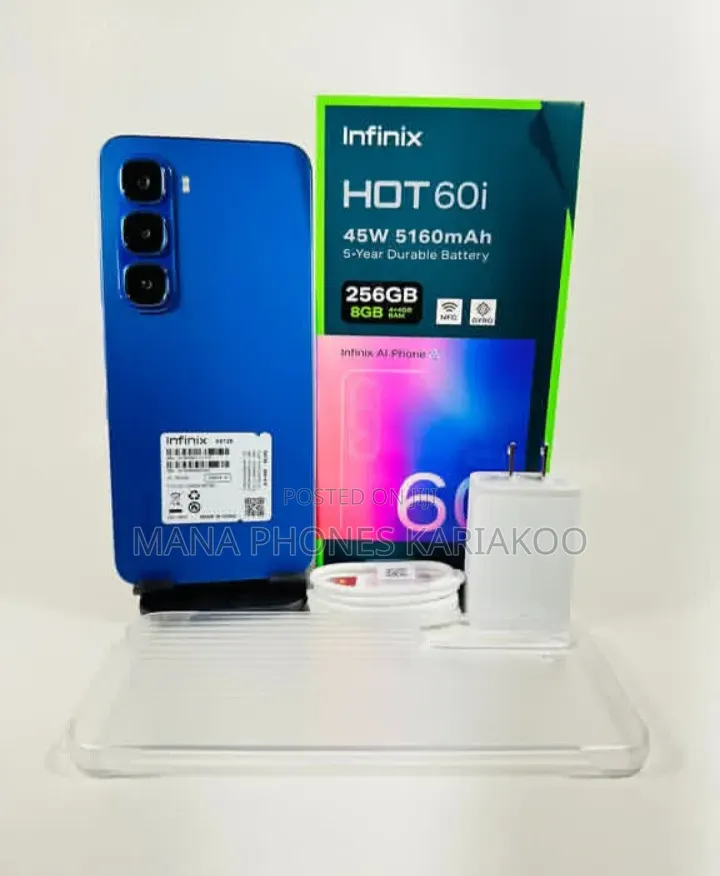 New Infinix Hot 60i 128 GB Blue