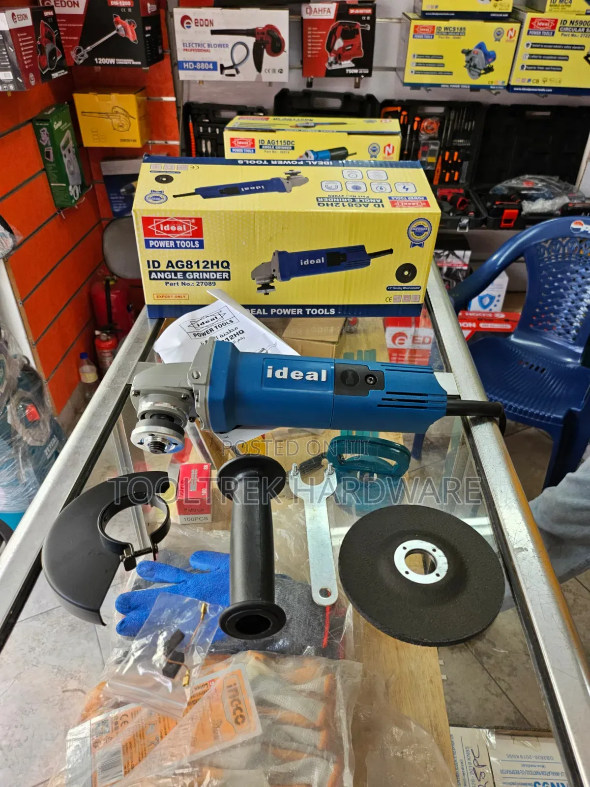 Ideal Angle Grinder Id Ag812hq