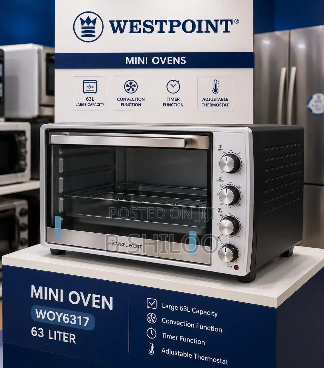 WESTPOINT 63litres Oven