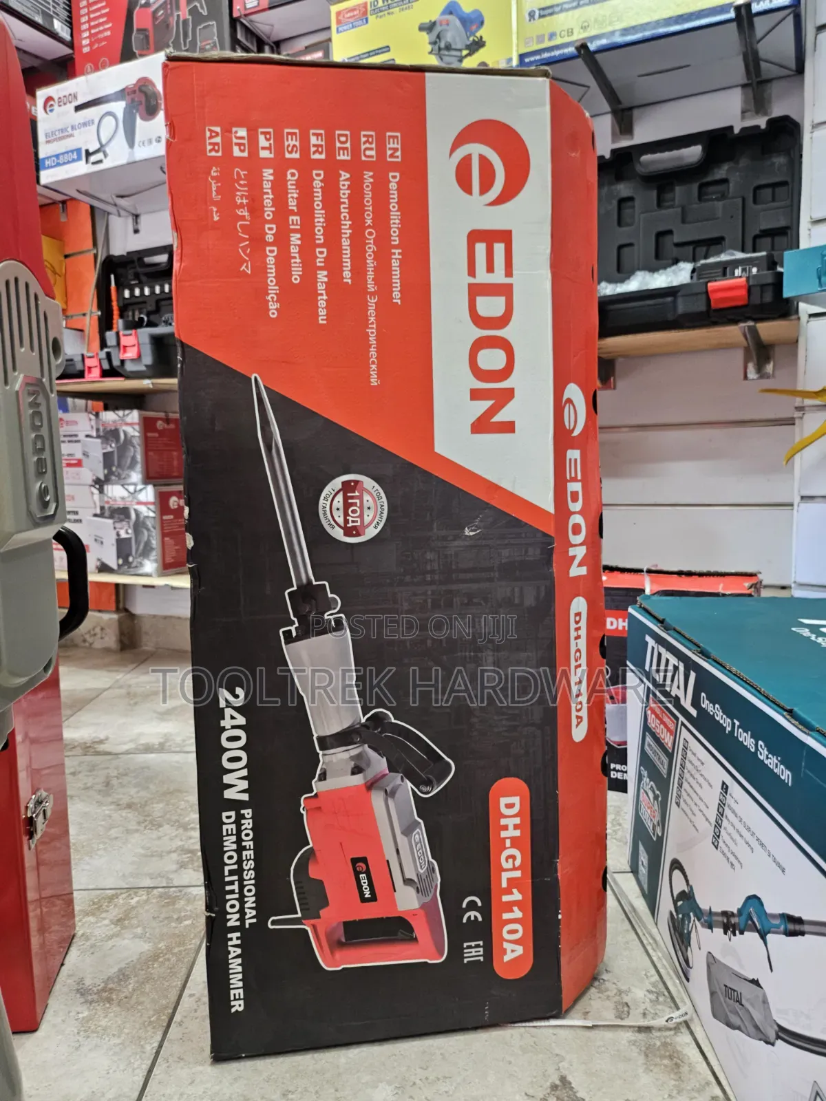 Edon Demolition Hammer/Diga 2400w 110a