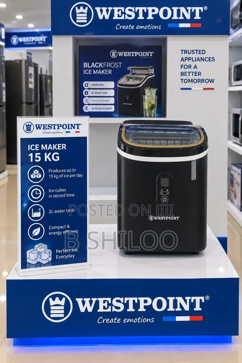 Westpoint 15kg Ice Maker