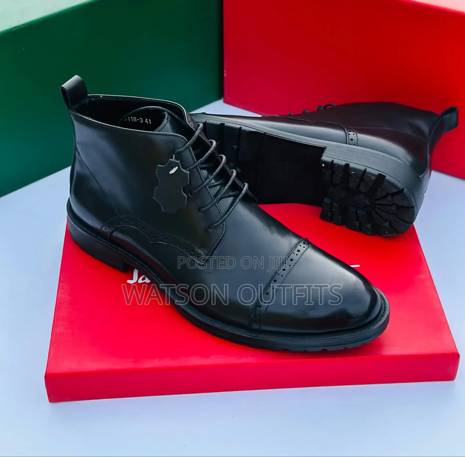 Bellonar Leather Shoes High Cutting or Boots 2 Colours