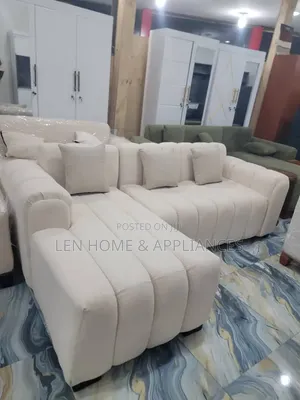 Sofa L Shape Color White