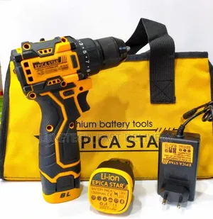 Epica Star 18V Cordless Drill EP-10184 – Lithium Battery, LED Light