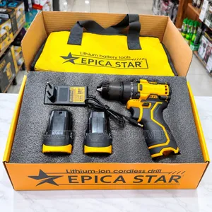 Epica Star 18V Cordless Drill EP-10184 – Lithium Battery, LED Light