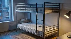 Single Metal Bunk Bed+ 2 Mattress