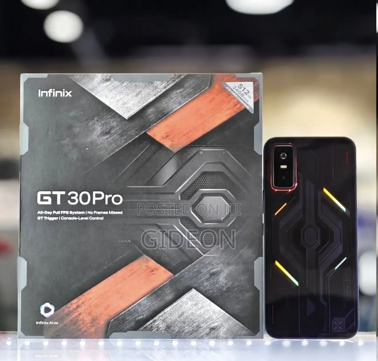 New Infinix GT 30 Pro 256 GB Black