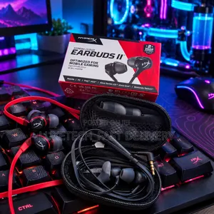 HyperX Cloud Earbuds II Wired Gaming Earphones - PC, PS5, PS4, Xbox