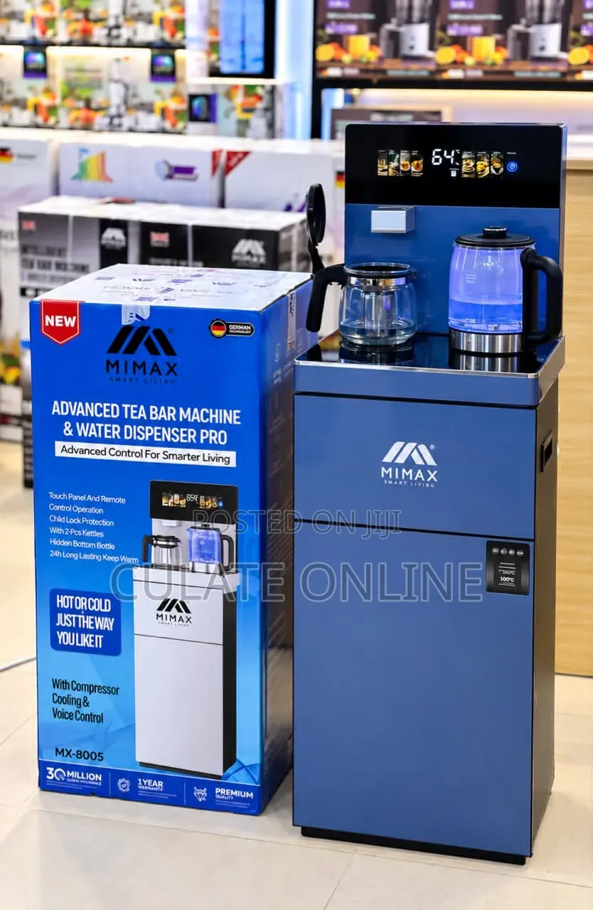 Mimax Advanced Tea Bar Machine and Water Dispenser With Compressor