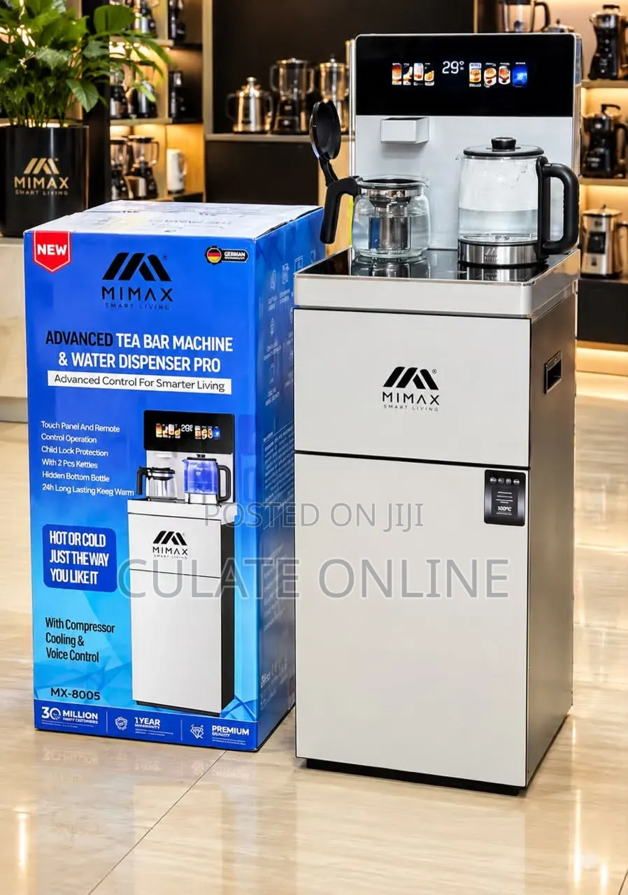 Mimax Advanced Tea Bar Machine and Water Dispenser With Compressor