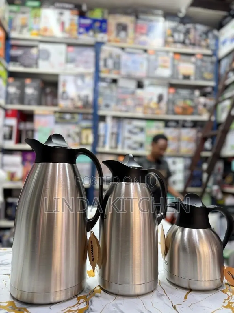 Always Vacuum Flask Bottle Keeps Hot 24hrs 1lt