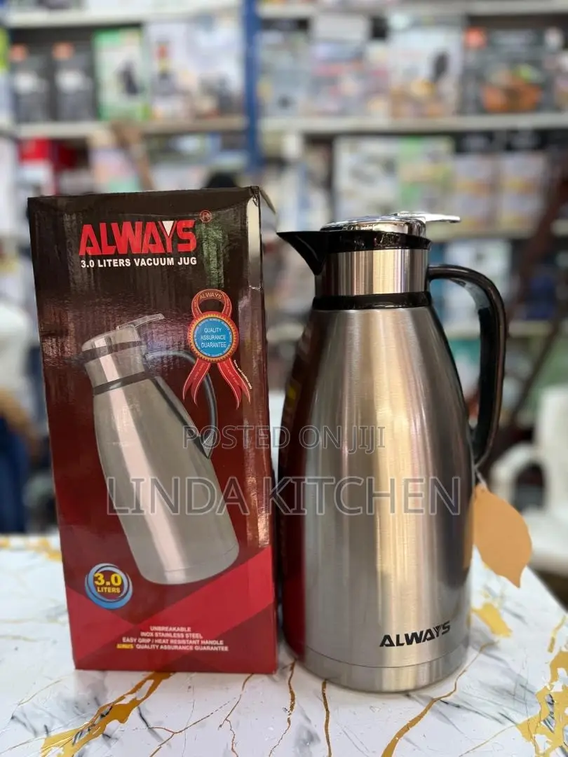 Always Stainless Steel Vacuum Bottle 3Lts, Hot 2days