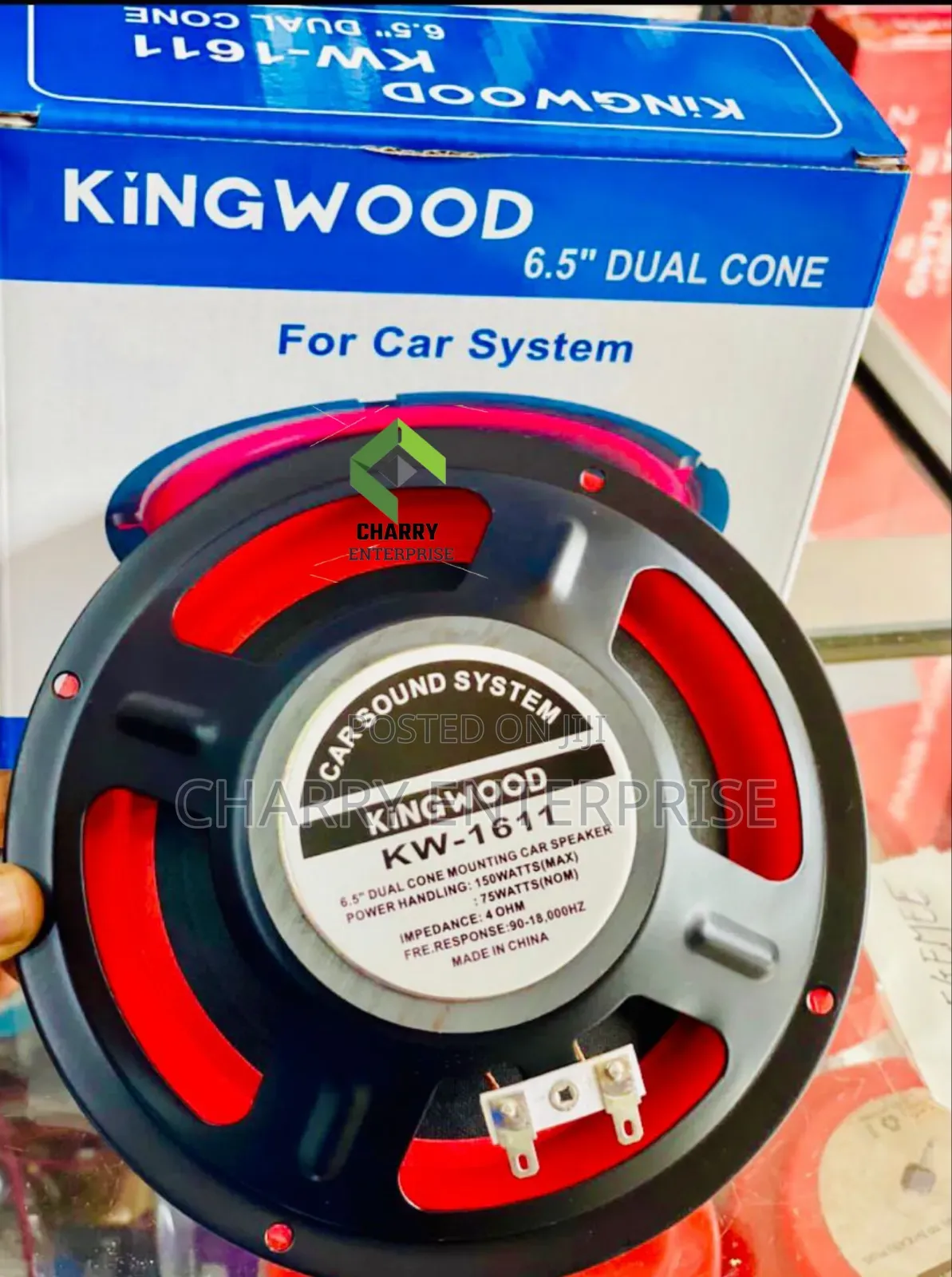 KINGWOOD Car Speaker Sound System Inch 6.5" Dual Cone Super Sound 150w